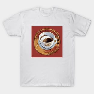 Coffee Cafe Vintage Retro Decaf Roast T-Shirt